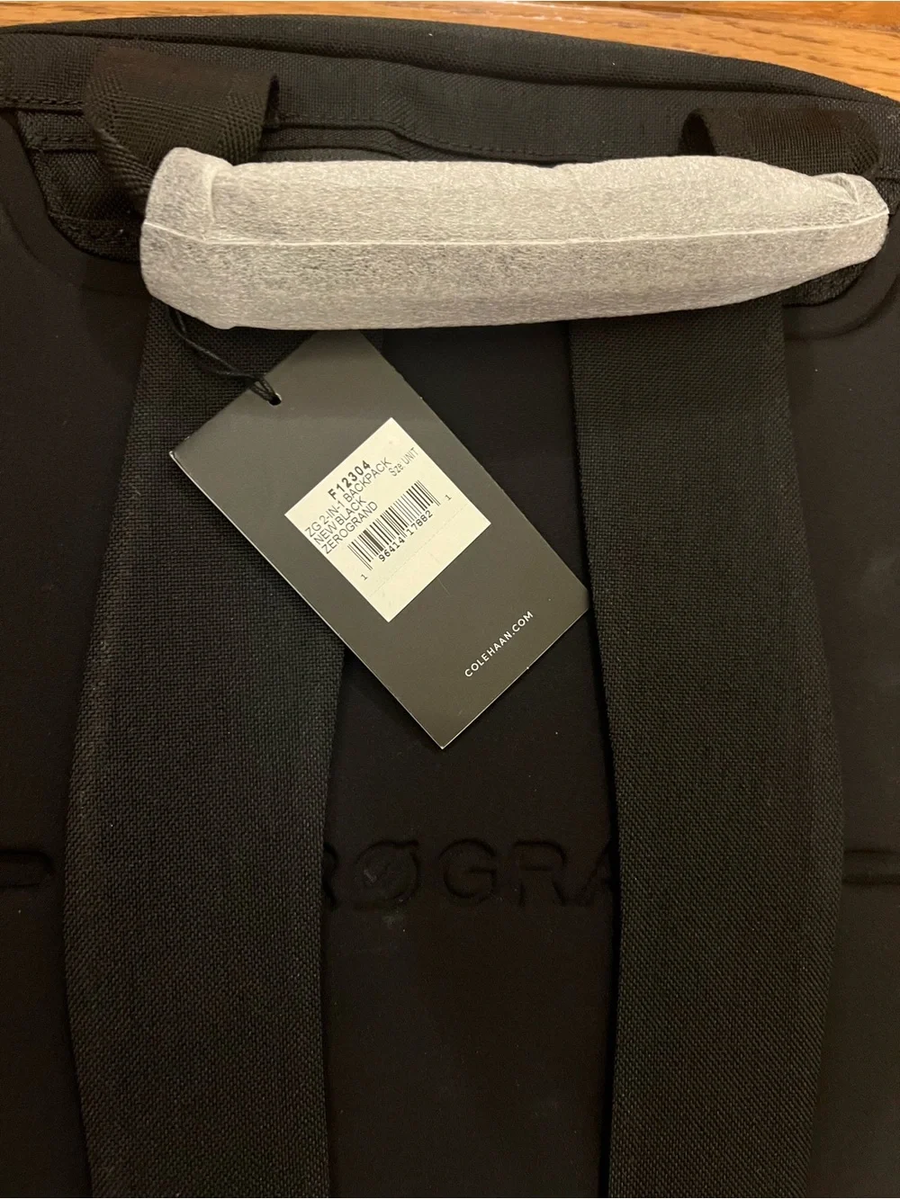 Cole Haan Zero Grand Black Men's Backpack - Sleek Everyday Carry
